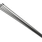 Protek RC PTK-8353  ProTek RC Antenna Tube w/Caps (Black) (5)