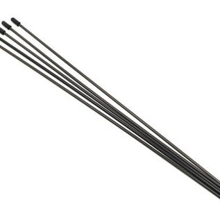 Protek RC PTK-8353  ProTek RC Antenna Tube w/Caps (Black) (5)