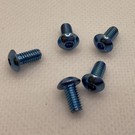 MRC Hobbies Products MRCHW-BH  M4 x 8mm Blue Steel Button Head 2.5mm Hex Drive (5)