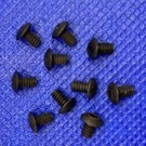 MRC Hobbies Products MRCHW-BHSS  4-40 x 3/16" Black Stainless Steel 18-8 Button Head 1/16" Hex Drive (10)