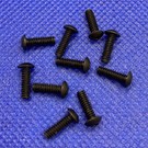 MRC Hobbies Products MRCHW-BHSS  4-40 x 3/8" Black Stainless Steel 18-8 Button Head 1/16" Hex Drive (10)