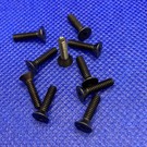 MRC Hobbies Products MRCHW-FHCS  4-40 x 1/2" Steel Flat Head Countersunk 1/16" Hex Drive (10)