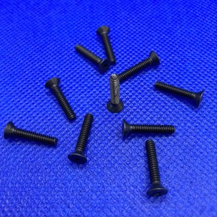 MRC Hobbies Products MRCHW-FHCS  4-40 x 5/8" Steel Flat Head Countersunk 1/16" Hex Drive (10)