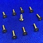 MRC Hobbies Products MRCHW-FHCSBR  M3 x 10mm Brass Flat Head Countersunk 2.0mm Hex Drive (10)