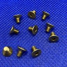 MRC Hobbies Products MRCHW-FHCSBR  M3 x 5mm Brass Flat Head Countersunk 2.0mm Hex Drive (10)