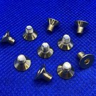 MRC Hobbies Products MRCHW-FHCSBR  M4 x 6mm Brass Flat Head Countersunk 2.5mm Hex Drive (10)