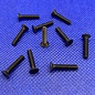 MRC Hobbies Products MRCHW-FHCS  M3 x 16mm Black Steel Flat Head Countersunk 2.0mm Hex Drive (10)