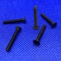 MRC Hobbies Products MRCHW-FHCS  M3 x 22mm Black Steel Flat Head Countersunk 2.0mm Hex Drive (5)