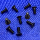 MRC Hobbies Products MRCHW-FHCS  M3 x 8mm Black Steel Flat Head Countersunk 2.0mm Hex Drive (10)