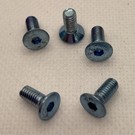 MRC Hobbies Products MRCHW-FHCS  M4 x 10mm Blue Steel Flat Head Countersunk 2.5mm Hex Drive (5)