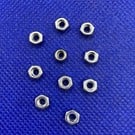 MRC Hobbies Products MRCHW-NUT  M3 x 4mm Steel Locknut - Nylon (10)