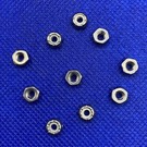 MRC Hobbies Products MRCHW-NUTSS  5-40 Stainless Steel 18-8 Locknut - Nylon (10)