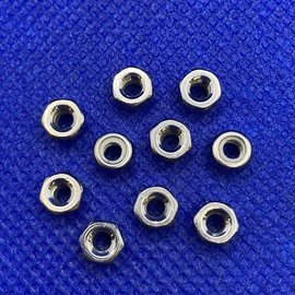 MRC Hobbies Products MRCHW-NUTSS  M3 x 4mm Stainless Steel 18-8 Locknut - Nylon (10)