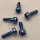 MRC Hobbies Products MRCHW-SH  M3 x 10mm Blue Steel Socket Head Full Thread 2.5mm Hex Drive (5)