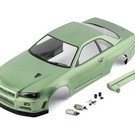 KillerBody KLR-48646  Champaign Green Nissan Skyline R34 Pre-Painted 1/10 Touring Car Body