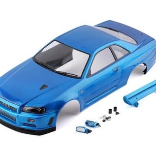 KillerBody KLR-48716  Metallic Blue Nissan Skyline R34 Pre-Painted 1/10 Touring Car Body