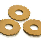 Exotek Racing EXO2012  Exotek MK3 LCF Slipper Pads, 3 Pads for Octalock Spur