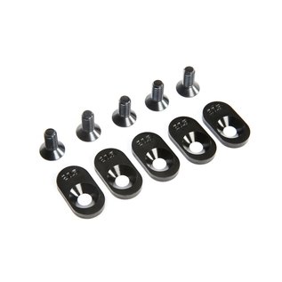 TLR / Team Losi LOS252104  EngineMntInsert&Screws, BLK, 20.5T(5): 5ive-T 2.0