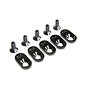 TLR / Team Losi LOS252106  Black Engine Mount Insert & Screws, 21.5T(5): 5ive-T 2.0