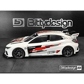 Bittydesign BDYFWD-190HCF  HC-F FWD Touring Car Body (Clear) (190mm)
