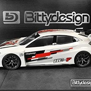Bittydesign BDYFWD-190HCF  Bittydesign HC-F FWD Touring Car Body (Clear) (190mm)