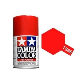 Tamiya TAM85086  TS-86 Brilliant Red Lacquer Spray Paint (100ml)