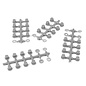 Tekno RC TKR6544B  Hinge Pin Inserts, Wheelbase Shims (requires TKR6523HD pins, EB/ET410)