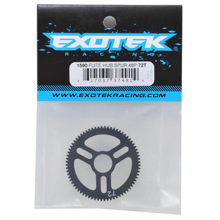Exotek Racing EXO1590  48P 72T Flite Spur Gear for EXO Spur Gear Hubs