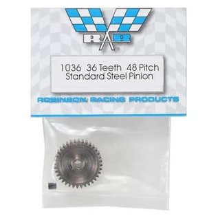 Robinson Racing RRP1036   48P 36T Steel Pinion Gear 1/8" or 3.17mm Bore