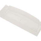 SRC Sideways RC SDW-DUCKTW3  Sideways RC Scale Drift 120mm Ducktail Wing (Clear) (Style 3)