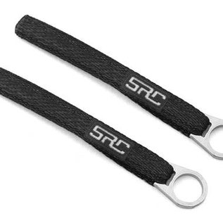 SRC Sideways RC SDW-TSL-STEELRING-BK  (Black) Sideways RC Scale Drift Nylon Tow Sling w/Steel Ring (2)