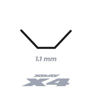 Xray XRA302821  Xray X4 Front Anti Roll Bar 1.1 MM