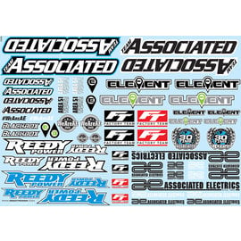 Team Associated ASC91913  AE Branding Decal Sheet