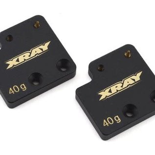 Xray XRA309861  XRAY X1 T4'19 -21  Short LiPo Balancing Chassis Weight (2) (40g)