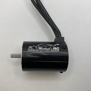 MRC Hobbies Products MRC52005 1/10 5200Kv Sensorless 540 4-Pole Drag Motor V2 5mm Shaft