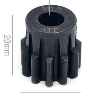 Michaels RC Hobbies Products MRCS11  11T MOD 1.5 Chromium Steel w/8mm Bore