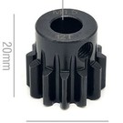 MRC Hobbies Products MRCS12  12T MOD 1.5 Chromium Steel w/8mm Bore