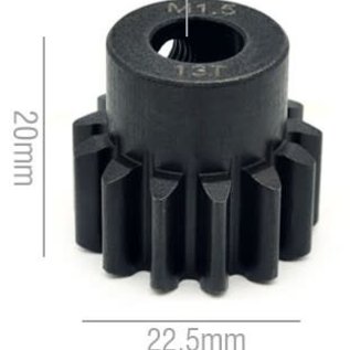 MRC Hobbies Products MRCS13  13T MOD 1.5 Chromium Steel w/8mm Bore