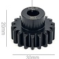 MRC Hobbies Products MRCS18  18T MOD 1.5 Chromium Steel w/8mm Bore