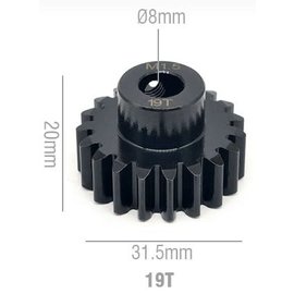 MRC Hobbies Products MRCS19  19T MOD 1.5 Chromium Steel w/8mm Bore
