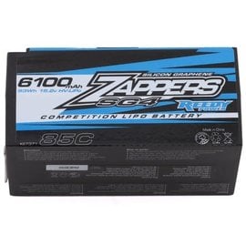 Team Associated ASC27371  Zappers SG4 4S 15.2V 6100mAh 85C Shorty LiPo w/ 5mm Bullets