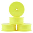 J Concepts JCO3353Y  Yellow JConcepts 12mm Hex Mono 2.2 Hex Front Wheels (4) (22X-4, XB4, B74.1)
