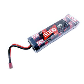 Racers Edge RCESP50007DNS  5000mAh 8.4V 7-Cell NiMH Flat Battery Pack with T-Plug