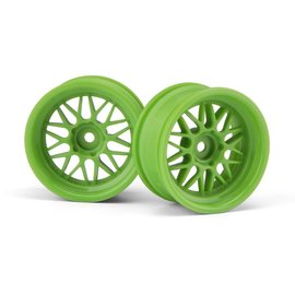 HPI HPI106772  HRE C90 26mm Wheels, 6mm Offset, Green (2pcs)