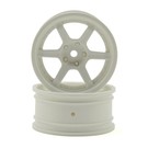 HPI HPI112813  White HRE C106 Wheel, 26mm, 6mm Offset, (2pcs)