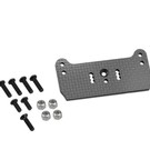 J Concepts JCO2951  F2 Truggy Body Mount Adaptor, Carbon Fiber, for AE RC8T3