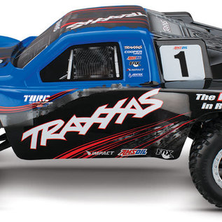 Traxxas TRA58076-4  Blue Slash VXL: 1/10 Scale 2WD Short Course Racing Truck with TQi Traxxas (TSM)