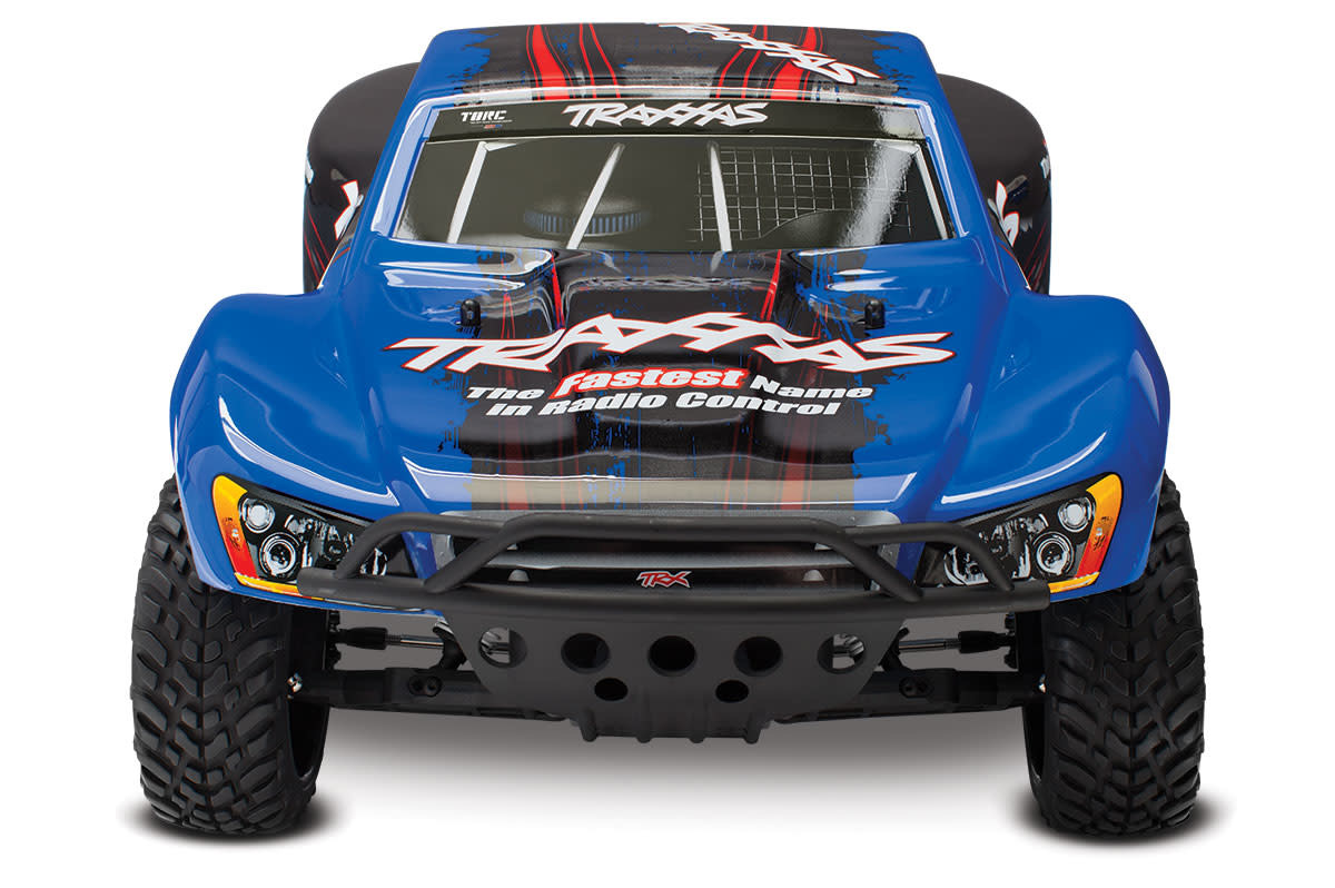 TRA58076-4 Blue Slash VXL: 1/10 Scale 2WD Short Course Racing Truck with  TQi Traxxas (TSM)