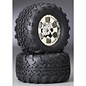 HPI HPI4709  GT2 Tire on Chrome Warlock Wheel (2)