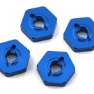Team Associated ASC21562  FT Reflex 14B/14T Aluminum Wheel Hexes (Blue) (4)